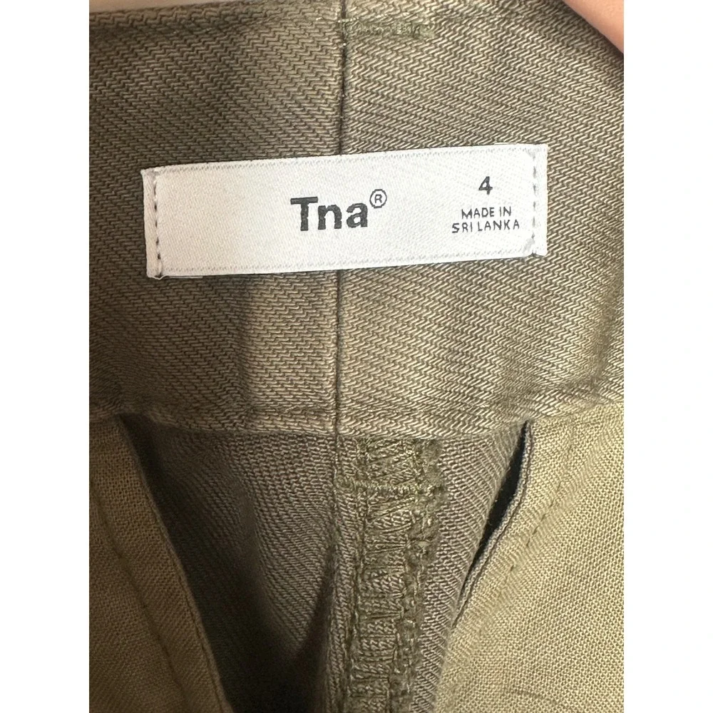 Tna Cargo Pants 4 Olive Green High Rise Tapered Utility Aritzia Supply Pant